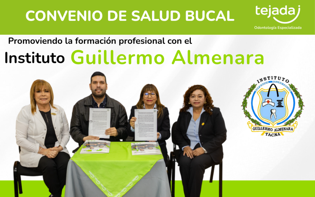 Clínica Tejada y el Instituto Superior Tecnológico Guillermo Almenara firman convenio para fortalecer la formación técnica en salud bucal en Tacna